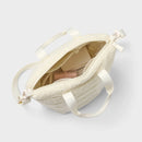 Faux Shearling Mini Tote Bag - All in Motion™ White