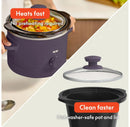 1.5qt Slow Cooker - Plum