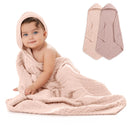 Hooded Baby Towels - 6 Layer, 100% Muslin Cotton - Large 32 x 32 Inch