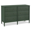 Frem 6-Drawer Dresser - Forest Green