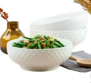 Elegant 3 Piece Porcelain Serving Bowl Set