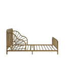 Quinn Whimsical Metal Toddler Bed - Gold