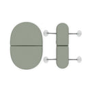 Lalo Baby Bath Knee and Elbow Saver Set - Sage Green