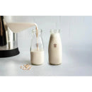 Glass Milk Bottles - Set of 2