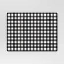 Cork Buffalo Check Placemat - Black