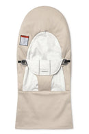 Extra Fabric Seat for Bouncer Balance Soft - Beige/Gray / Cotton/Jersey