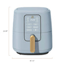 6 Quart Touchscreen Air Fryer by Drew Barrymore - Cornflower Blue