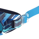 Junior Glide Print Swim Goggles - Navy/Blue