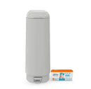 Diaper Pail with 18 Bags - Gray