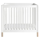 Gelato 4-in-1 Convertible Mini Crib and Twin Bed - White/Washed Natural