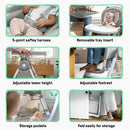Proper Positioner Create Up Multi-Mode Folding High Chair - Soulful Skies