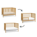 Birdie 3-in-1 Convertible Crib - Honey