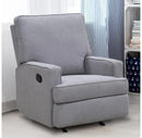 Salma Rocker Recliner Chair - Light Gray