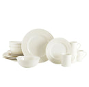 16-Piece Dinnerware Set - Classic White Porcelain