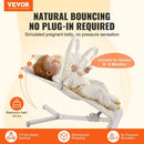 Baby Bouncer Folding Seat Chair with Toy Bar for Babies 0-9 Months