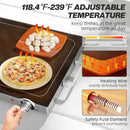 Food Warmer with Adjustable Temperature, Electric Warming Tray with Cool-Touch Handles for Parties