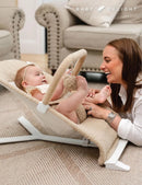 Alpine Deluxe Portable Bouncer  - Tan Sherpa