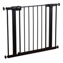 Easy Install Walk Through Baby Gate - Black