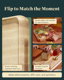 17” Prep & Serve Butcher Block - Maple