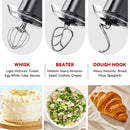 7.4 QT Stand Mixer, 800W 12-Speed Tilt-Head Food Mixer