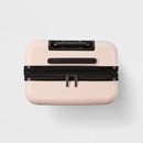 Medium Checked Hardside Suitcase - Pink