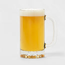 16 fl oz Glass Beer Mugs - 2-Pack