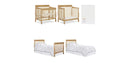 Convertible Mini Crib - Natural Wood
