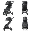 Metro+ Compact Foldable Pushchair with Recline - Black