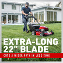 Toro SMARTSTOW Personal Pace Auto-Drive High Wheel Mower (21465) 22" Self-Propel Briggs 150cc