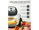16-Quart Oil-Less Air Fryer & Countertop Oven Black