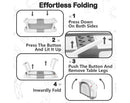 Collapsible Baby Bathtub for Infants and Toddlers - Gray