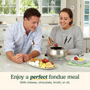Electric Fondue Pot - Stainless Steel
