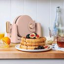 Rotating Belgian Waffle Maker - Cornflower Blue