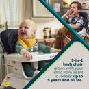 Grow and Go Rotating High Chair - Navy Ink