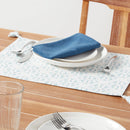 Cotton Slub Placemat with Tassels Blue - Threshold™