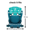 Cambria 2XT Latch 2-in-1 XL Booster Seat - Blue Razz Ice