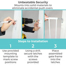 Essential Stairway and Walkway Child Safety Gate - White