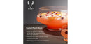 Footed Glass Punch Bowl - Clear