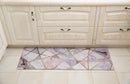 19.6 In. X 55 In. Anti-Fatigue Kitchen Runner Mat (Gold Marble)