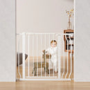Baby Gate for Stairs and Doorways - White