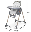 Minla 6-in-1 High Chairs - Classic Green