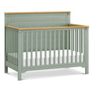 Shea 4-in-1 Convertible Crib - Light Sage and Honey