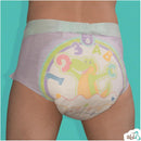 10ct Adult Diapers - White - Medium