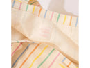 Striped Tote Bag - Rainbow/Cream