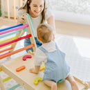 7-in-1 Rainbow Pikler Triangle Set