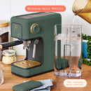 Slim Espresso Machine with 20-Bar Pressure - Thyme Green