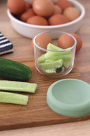 Glass Baby Food Jars - Sage Green