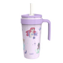 18oz Princess Stainless Steel Vacuum Straw Tumbler - Purple