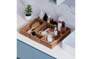 10-Piece Acacia Wood Pantry Storage Organizer Box Set