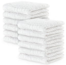 Muslin Cotton Baby Washcloths - White - Pack of 10